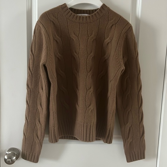 Timee 100% cashmere sweater Crew Scoop Necks